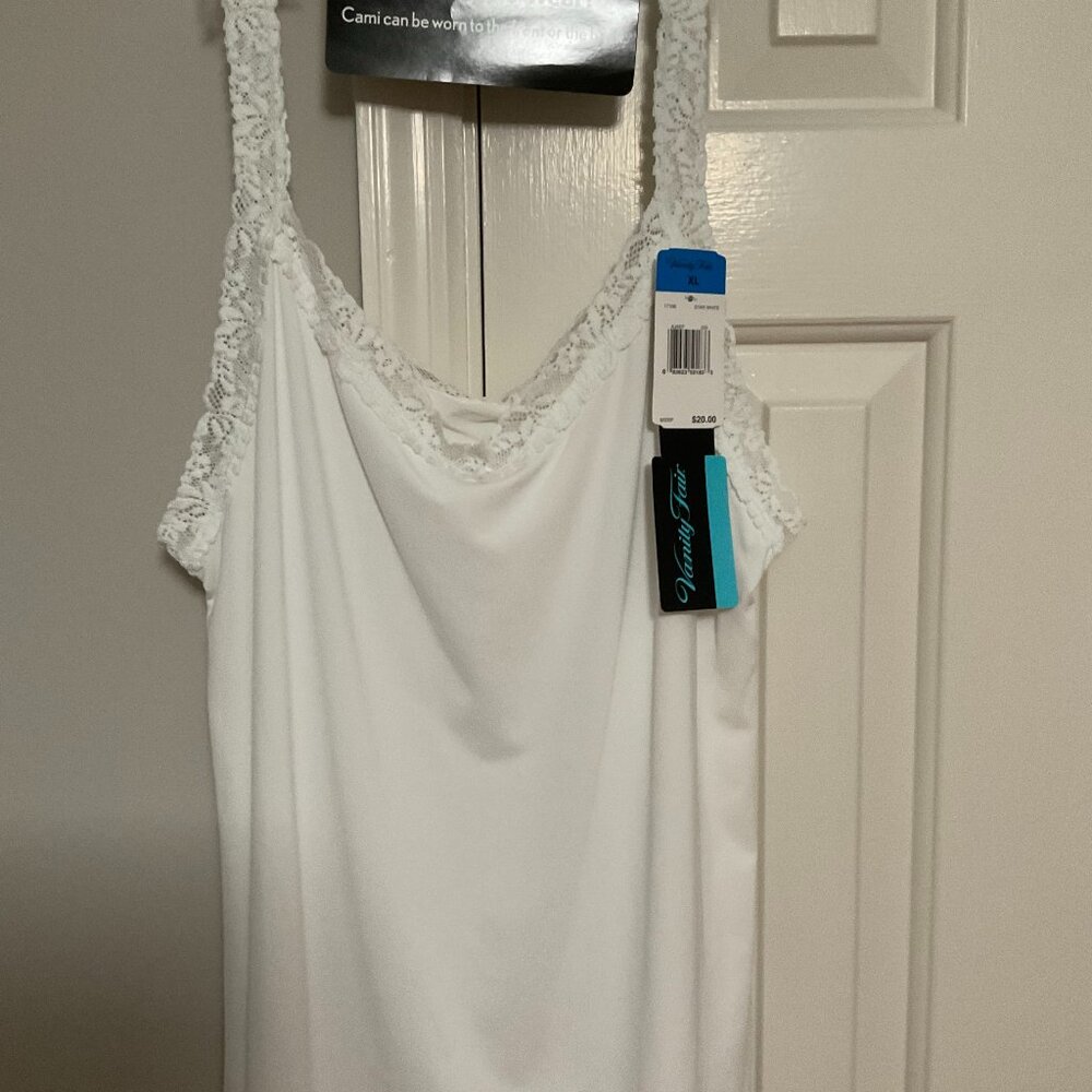 White Vanity Fair Camisole - New